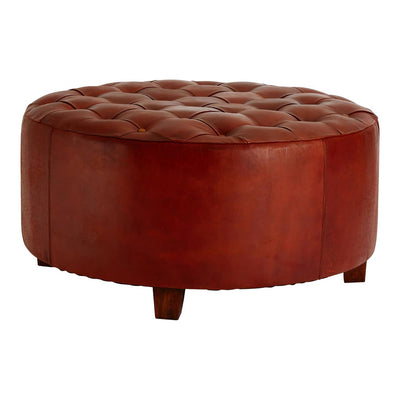 Noosa & Co. Living Inca Round Buttoned Stool House of Isabella UK