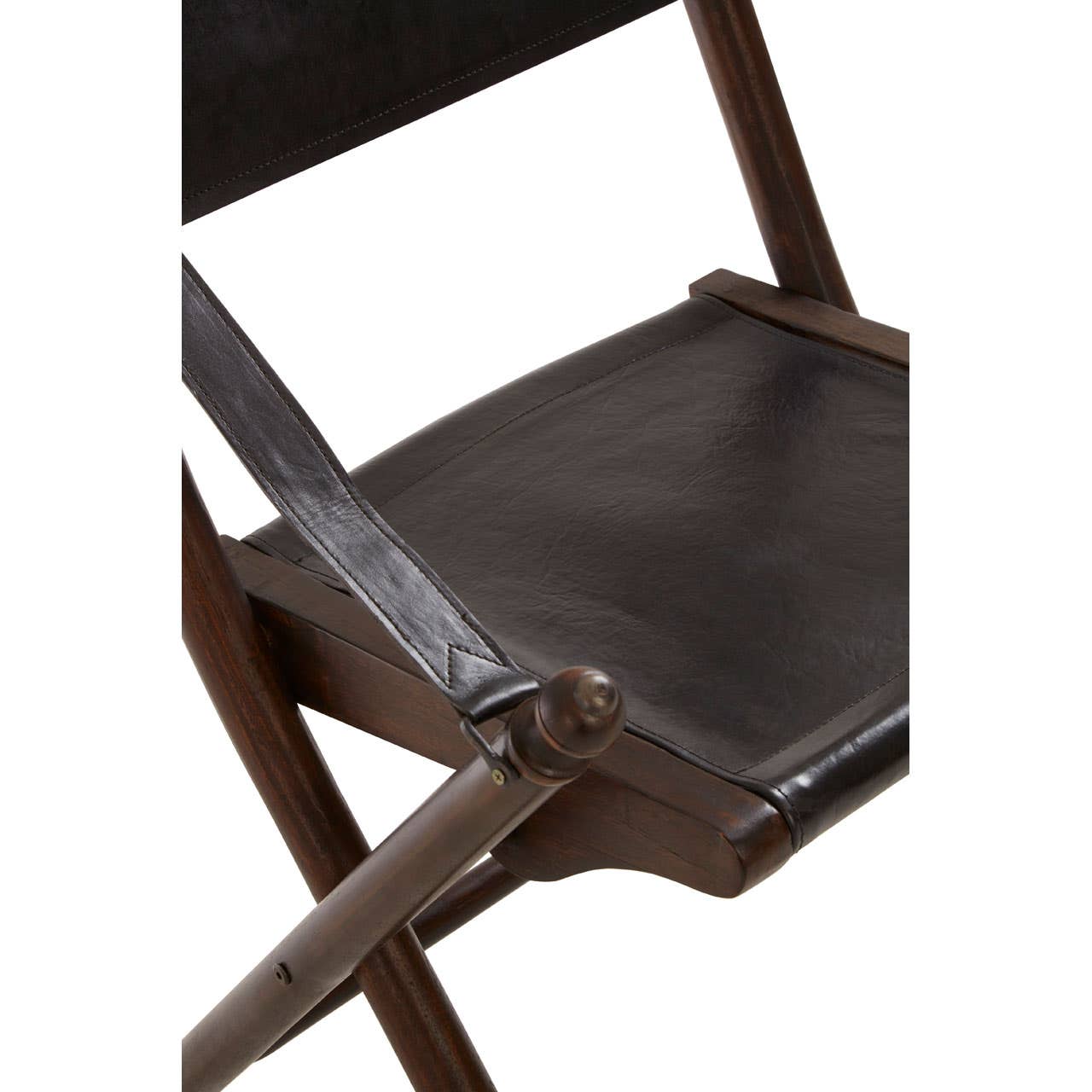 Noosa & Co. Living Inca Teak And Black Folding Chair House of Isabella UK