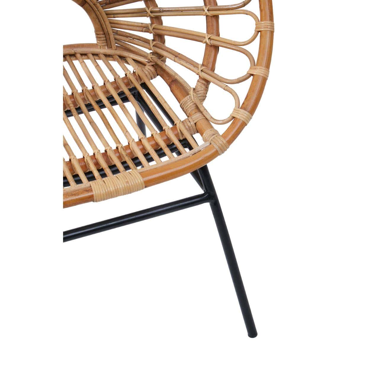 Noosa & Co. Living Java Natural Rattan Flared Back Chair House of Isabella UK