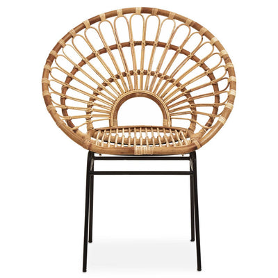 Noosa & Co. Living Java Natural Rattan Sunflower Chair House of Isabella UK