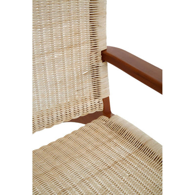 Noosa & Co. Living Java Woven Chair In Natural Rattan House of Isabella UK