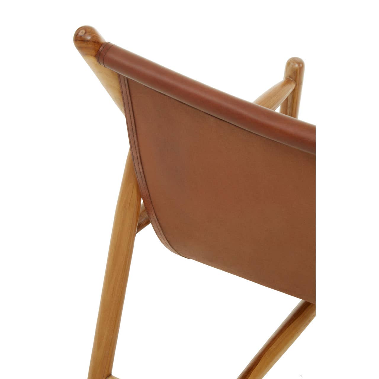 Noosa & Co. Living Kendari Antique Dark Brown Leather Chair House of Isabella UK