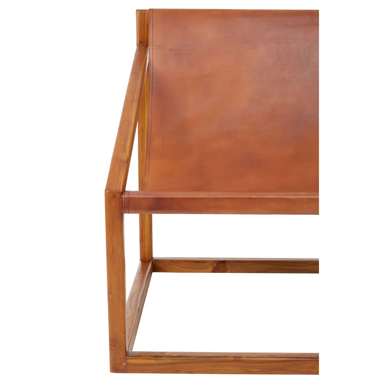 Noosa & Co. Living Kendari Brown Cubic Frame Chair House of Isabella UK