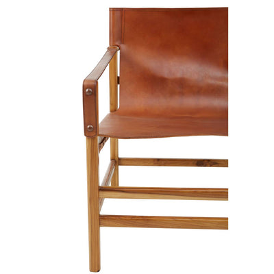 Noosa & Co. Living Kendari Brown Leather Chair House of Isabella UK