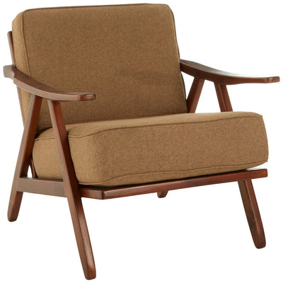 Noosa & Co. Living Kendari Chair With Light Brown Fabric Cushion House of Isabella UK