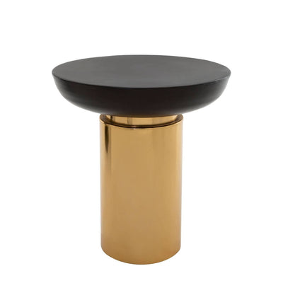 Noosa & Co. Living Kensington Townhouse Black And Gold Side Table House of Isabella UK