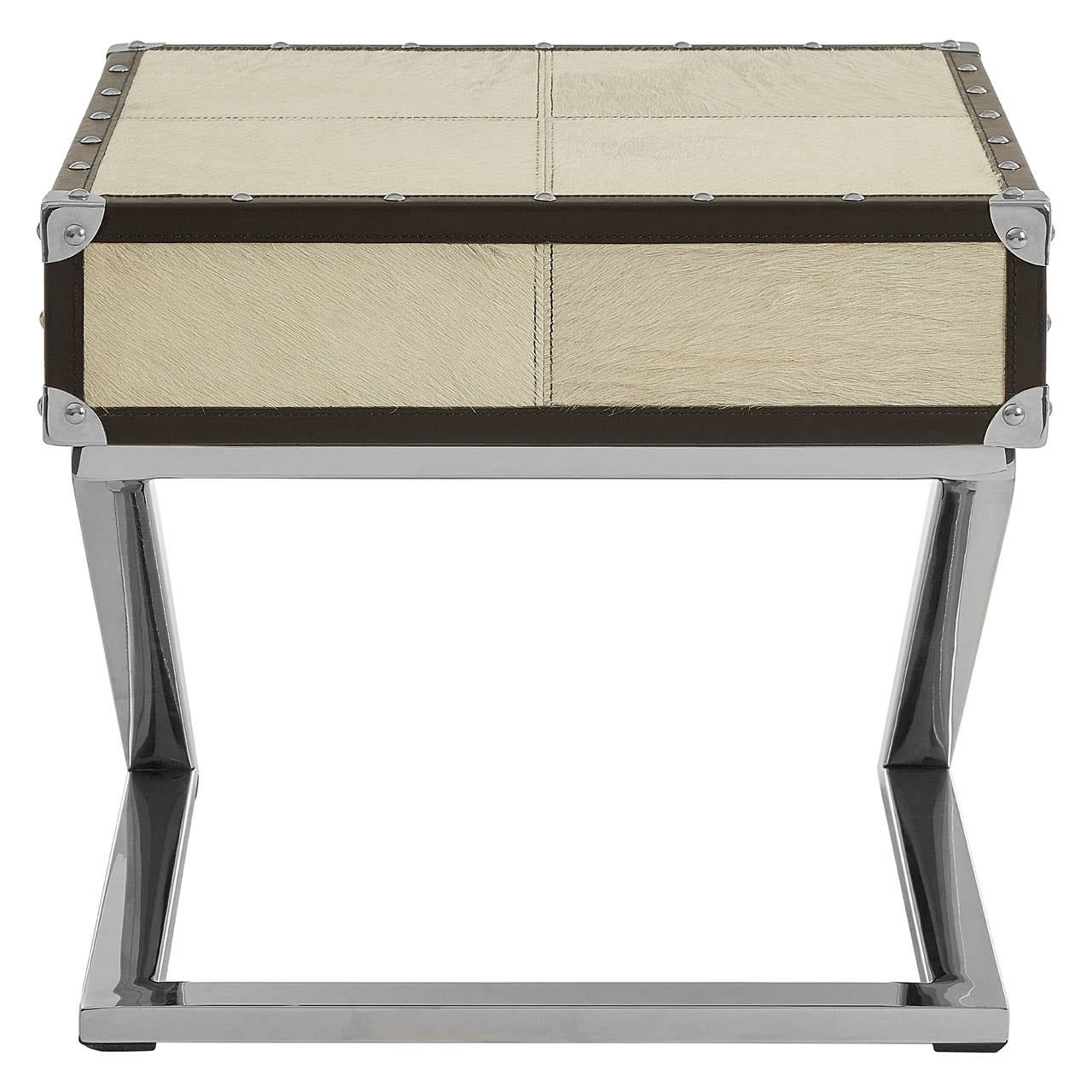 Noosa & Co. Living Kensington Townhouse Leather End Table House of Isabella UK