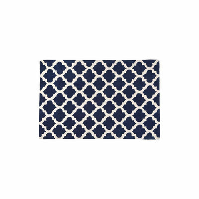 Noosa & Co. Living Kensington Townhouse Navy Blue And White Rug House of Isabella UK