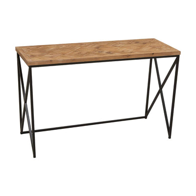 Noosa & Co. Living Kickford Console With Natural Parquet Top House of Isabella UK