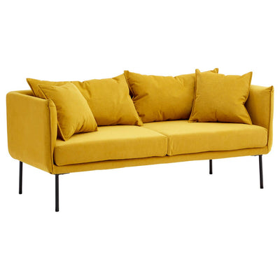 Noosa & Co. Living Kolding Two Seater Yellow Sofa House of Isabella UK