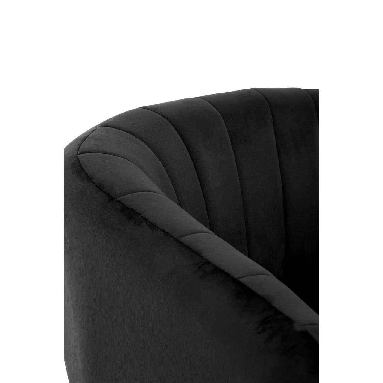 Noosa & Co. Living Larissa Black Velvet Chair House of Isabella UK