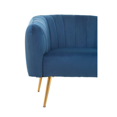 Noosa & Co. Living Larissa Blue Velvet Chair House of Isabella UK
