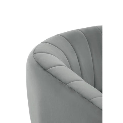 Noosa & Co. Living Larissa Grey Velvet Chair House of Isabella UK