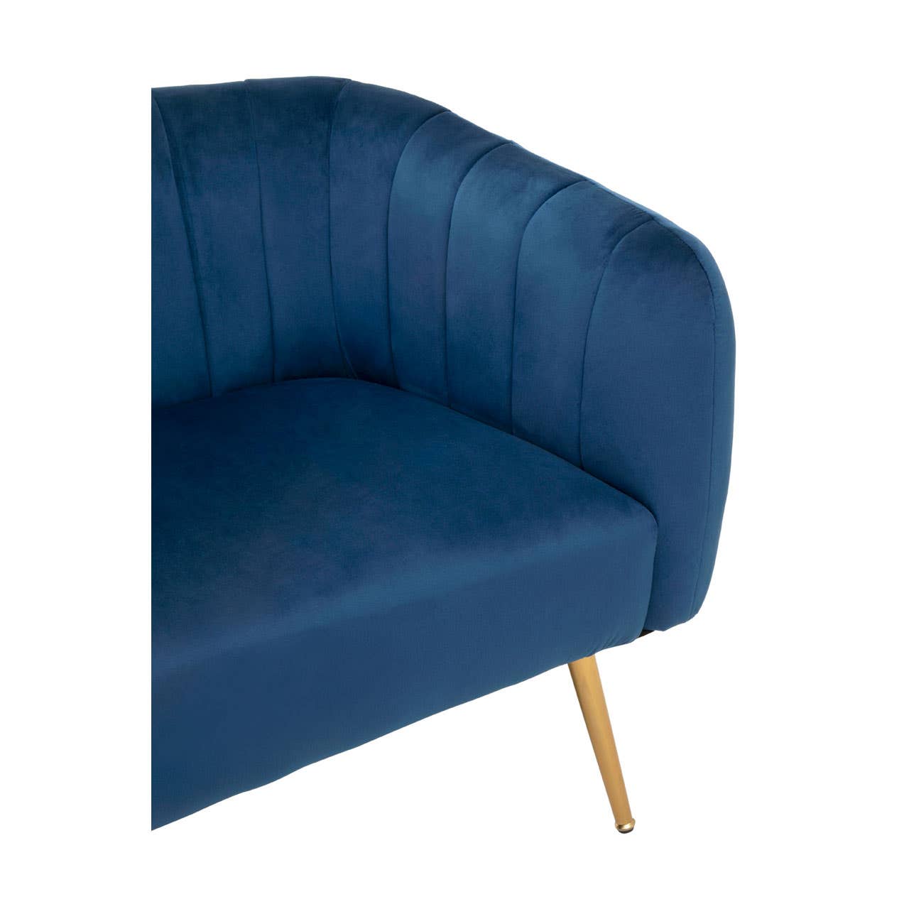 Noosa & Co. Living Larissa Two Seat Blue Velvet Sofa House of Isabella UK