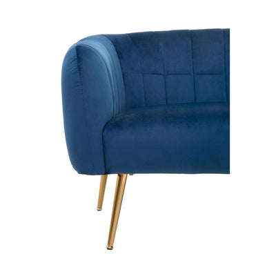 Noosa & Co. Living Larissa Two Seat Blue Velvet Sofa House of Isabella UK