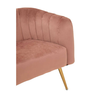 Noosa & Co. Living Larissa Two Seat Pink Velvet Sofa House of Isabella UK