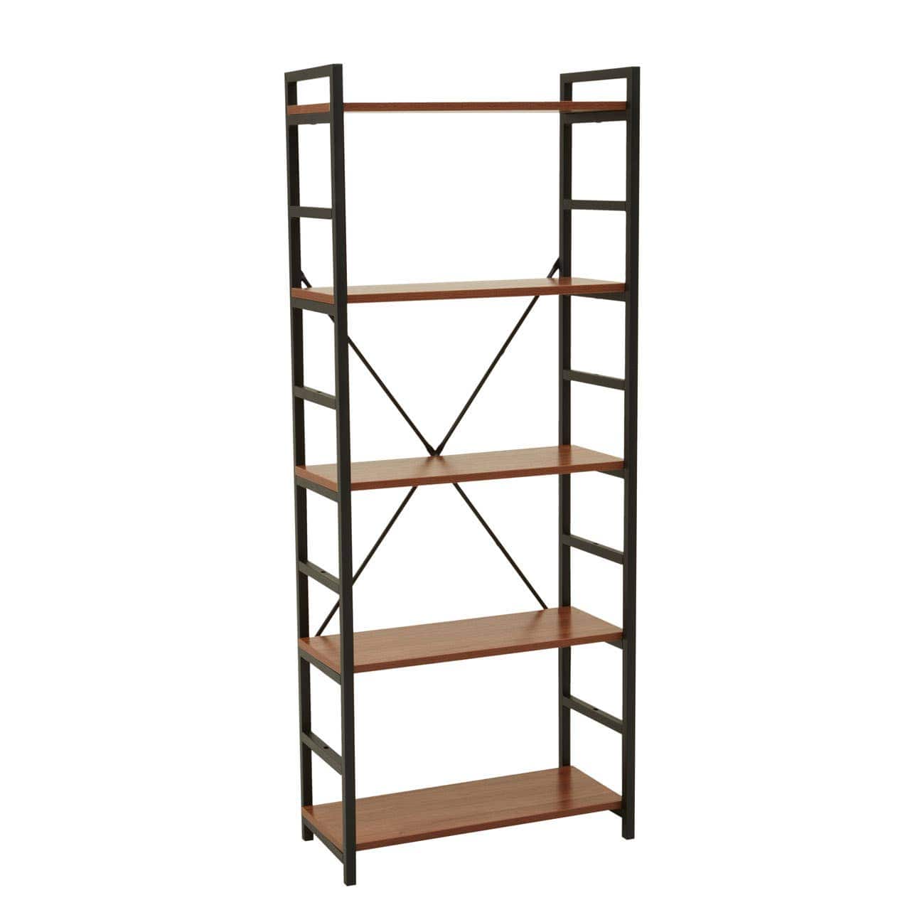 Noosa & Co. Living Laxton 5 Tier Red Pomelo Shelf Unit House of Isabella UK