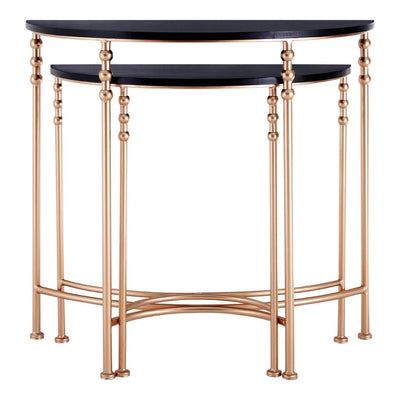 Noosa & Co. Living Lexa Half Round Console Tables - Set Of 2 House of Isabella UK