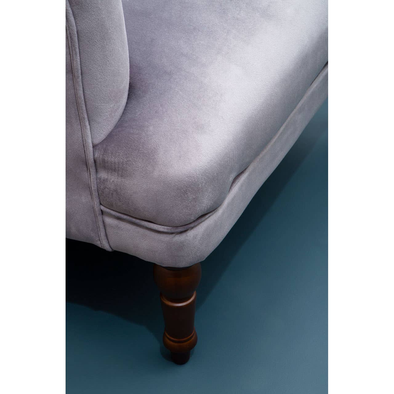 Noosa & Co. Living Lily Grey Velvet Armchair House of Isabella UK