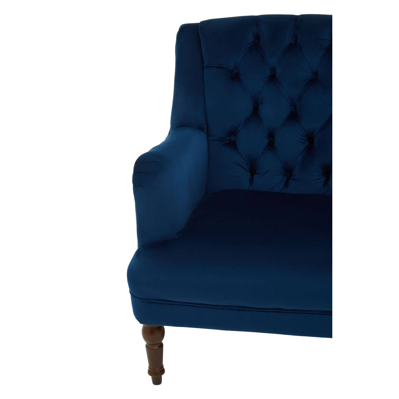 Noosa & Co. Living Lily Midnight Velvet Armchair House of Isabella UK