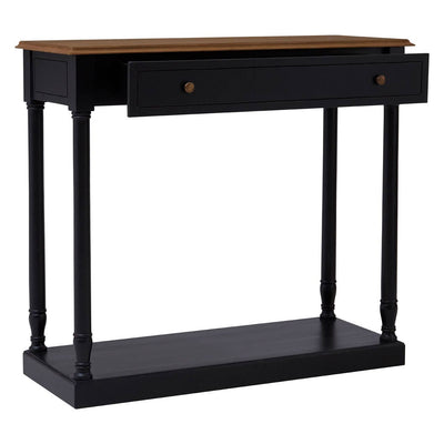 Noosa & Co. Living Loire 1 Drawer Black Console Table House of Isabella UK