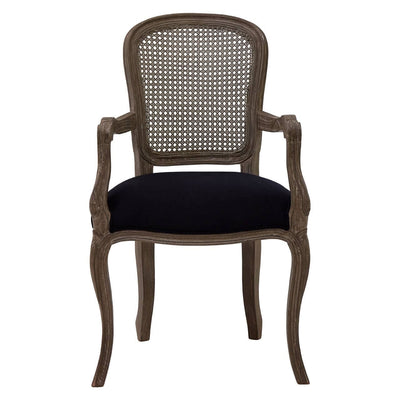 Noosa & Co. Living Loire Black Fabric Chair House of Isabella UK