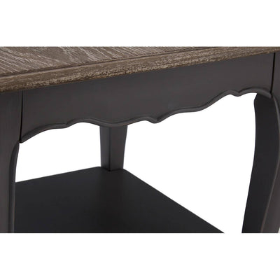 Noosa & Co. Living Loire Dark Grey Single Shelf Console Table House of Isabella UK