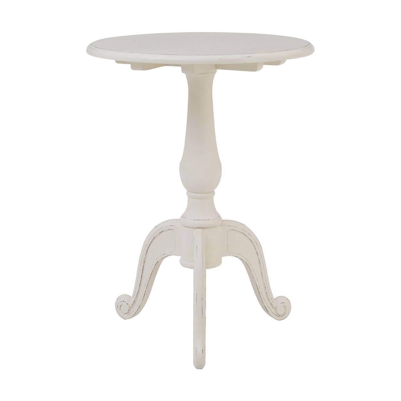Noosa & Co. Living Loire Round White Pedestal Table House of Isabella UK