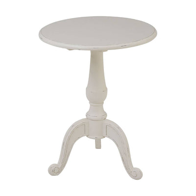 Noosa & Co. Living Loire Round White Pedestal Table House of Isabella UK