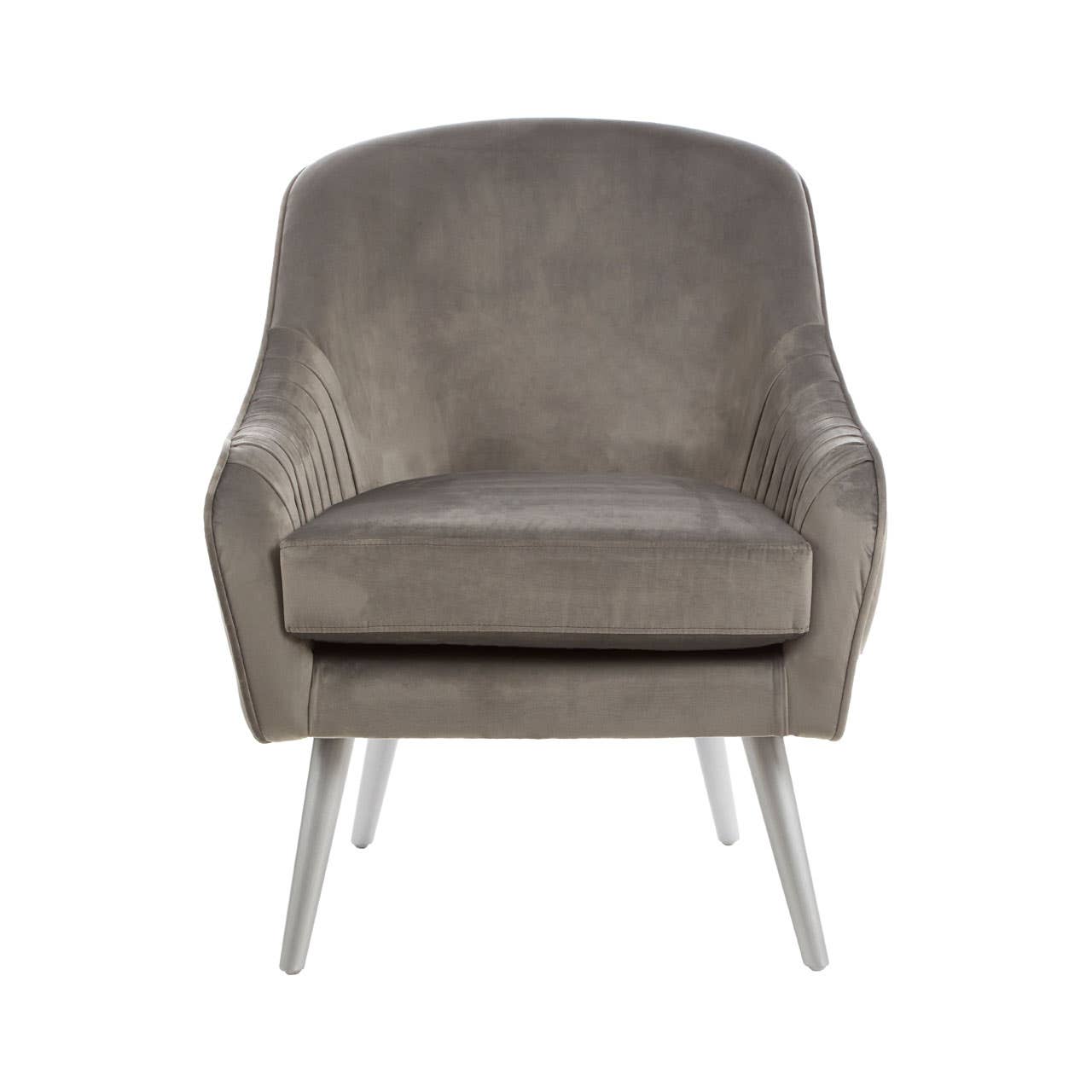 Noosa & Co. Living Louxor Grey Velvet Chair House of Isabella UK