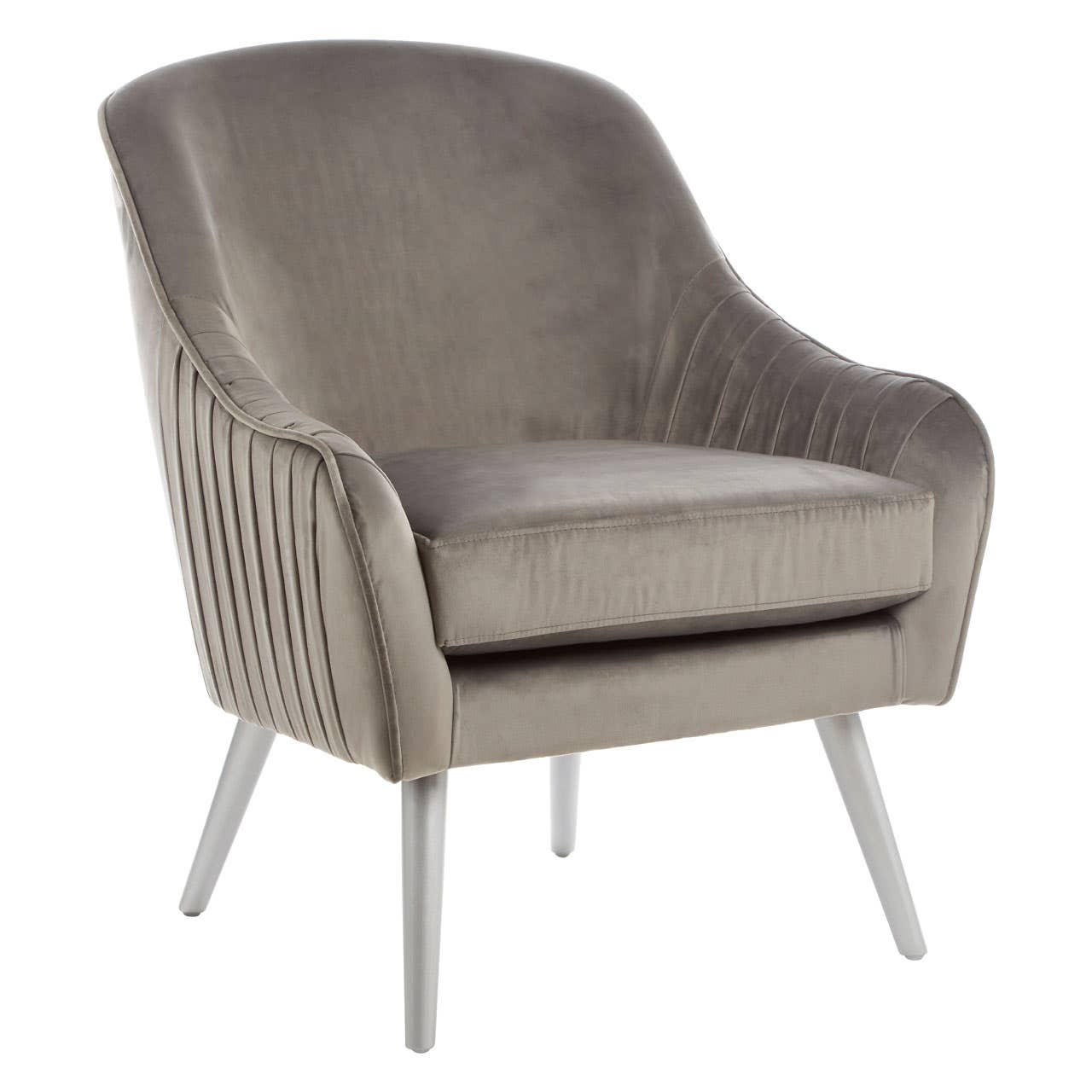 Noosa & Co. Living Louxor Grey Velvet Chair House of Isabella UK