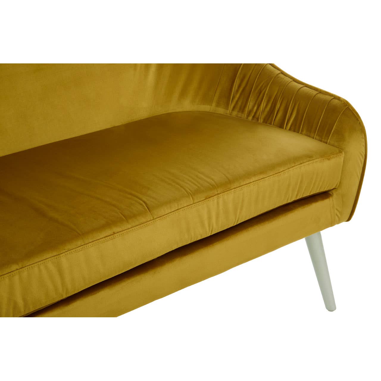 Noosa & Co. Living Louxor Mustard Velvet Sofa House of Isabella UK