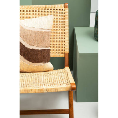 Noosa & Co. Living Lovina Teak Wood And Natural Rattan Lounge Chair House of Isabella UK