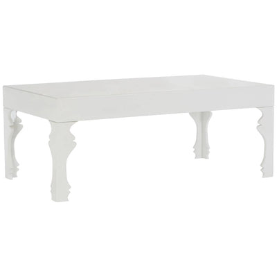 Noosa & Co. Living Luis White High Gloss Finish Coffee Table House of Isabella UK
