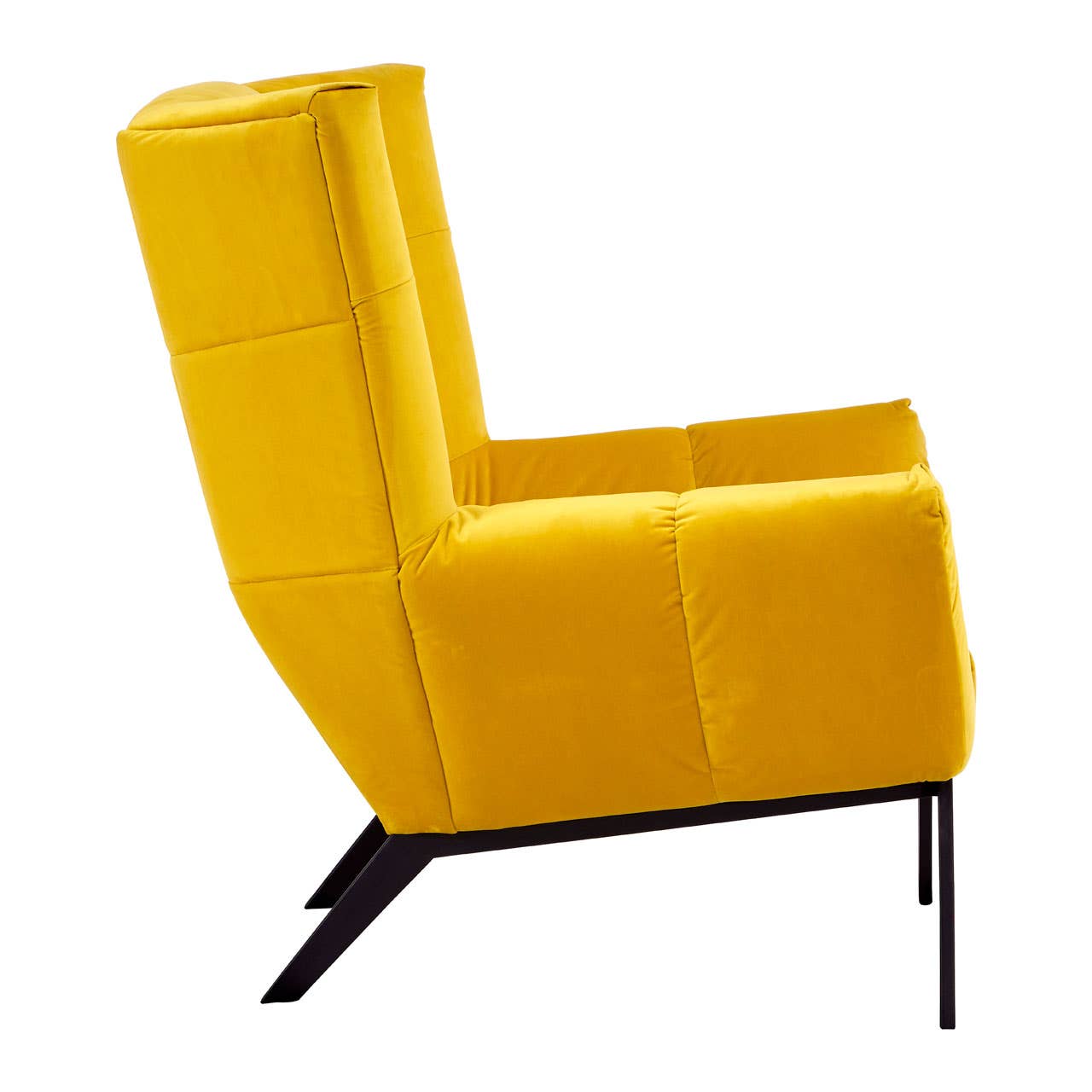 Noosa & Co. Living Maiko Yellow Fabric Armchair House of Isabella UK