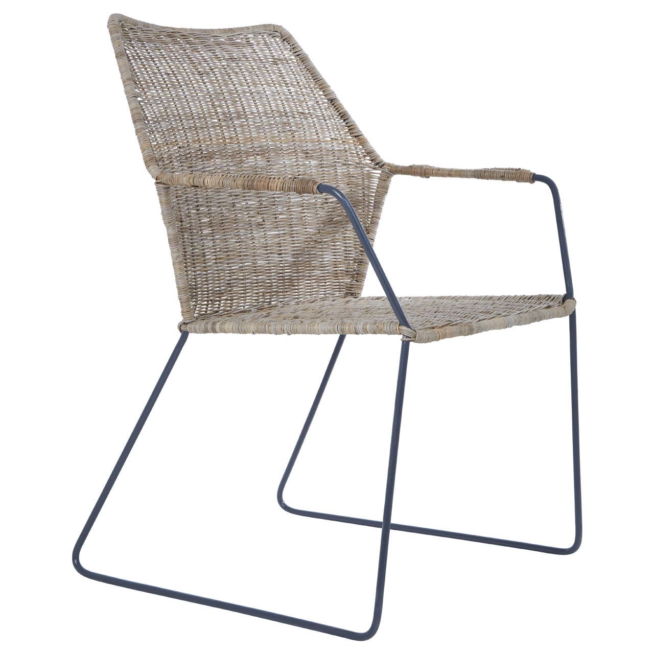 Noosa & Co. Living Manado Angled Design Natural Rattan Chair House of Isabella UK