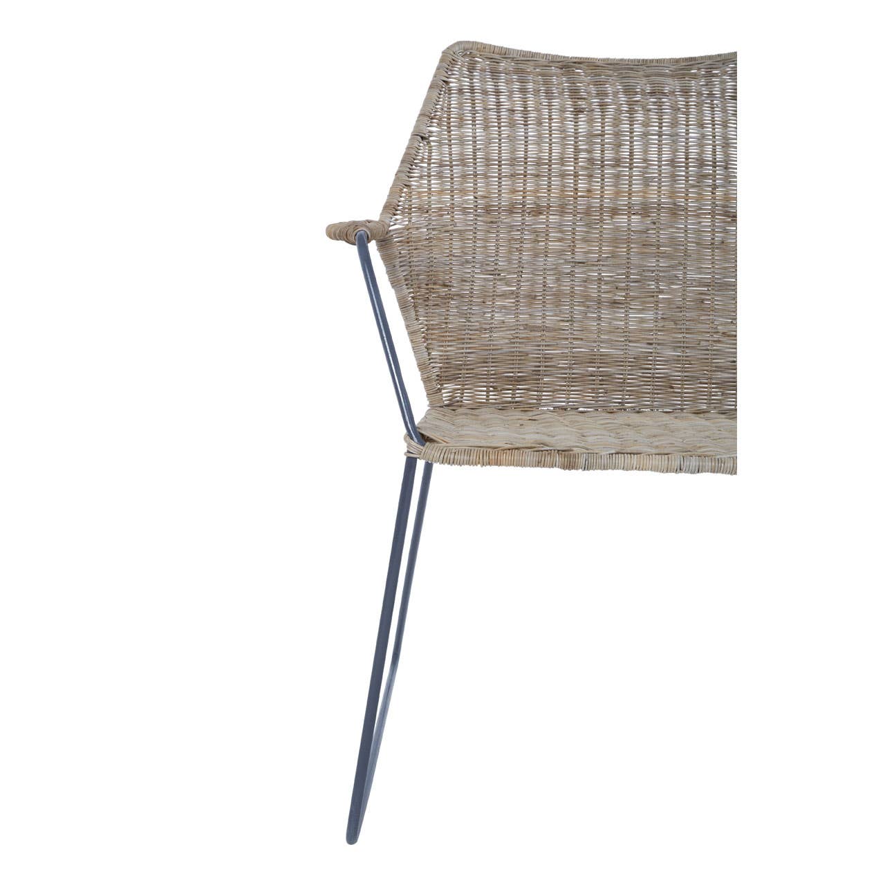 Noosa & Co. Living Manado Angled Design Natural Rattan Chair House of Isabella UK