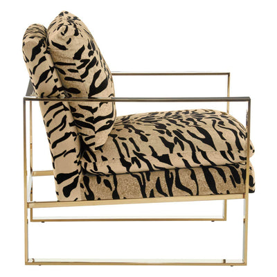 Noosa & Co. Living Manhattan Tiger Print Armchair House of Isabella UK