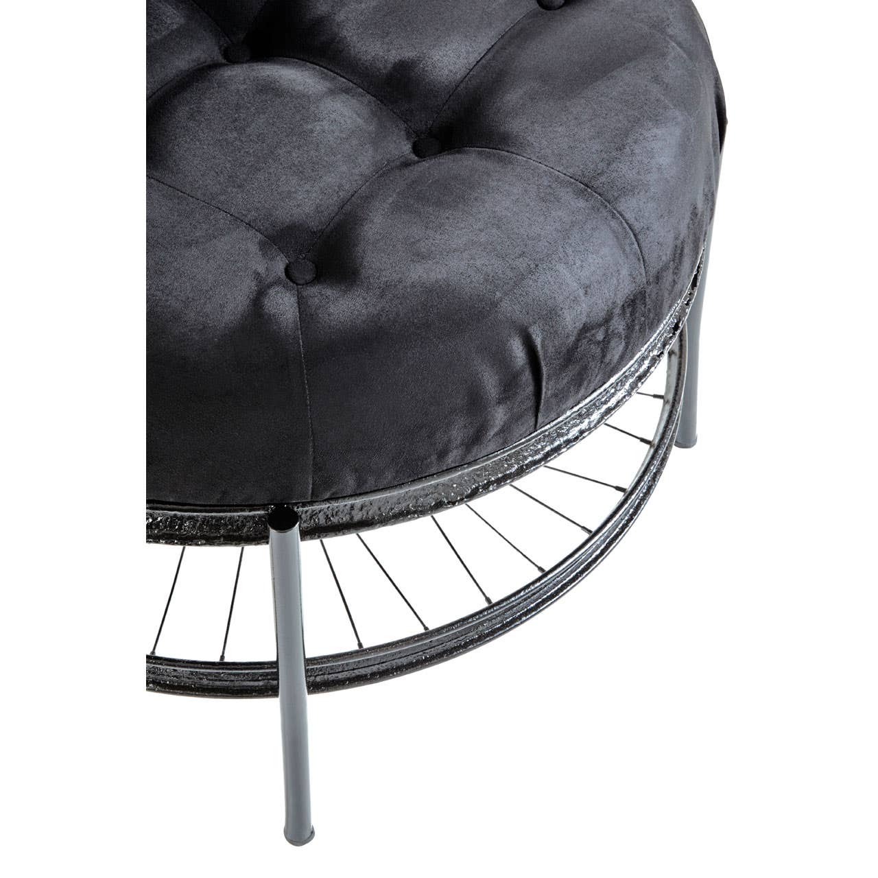 Noosa & Co. Living Mantis Black Finish Tall Chair With Cushion House of Isabella UK