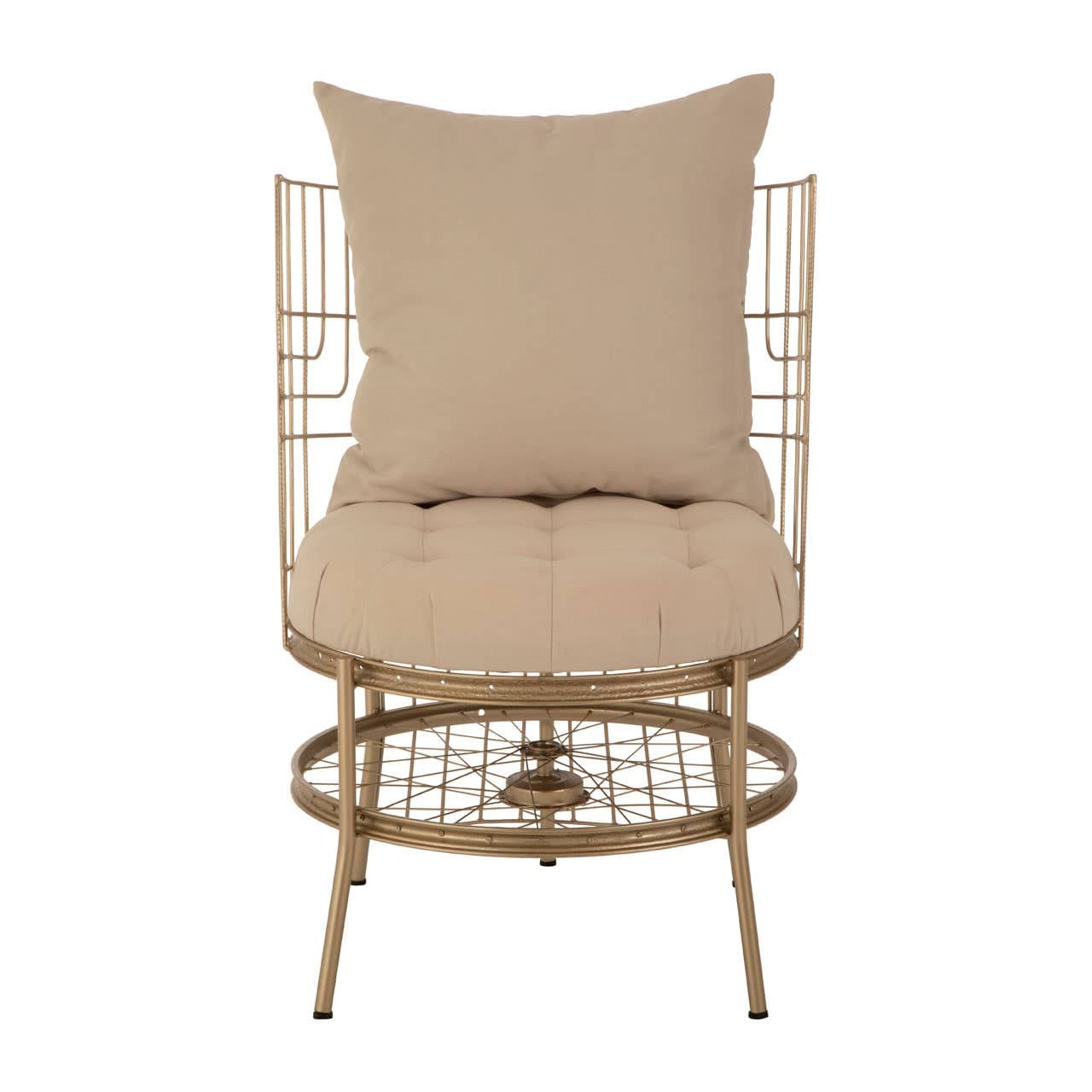Noosa & Co. Living Mantis Champagne Gold Finish Chair House of Isabella UK