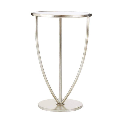 Noosa & Co. Living Marcia Silver Finish Side Table House of Isabella UK