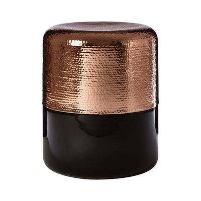 Noosa & Co. Living Margot Black Glass And Copper Side Table House of Isabella UK