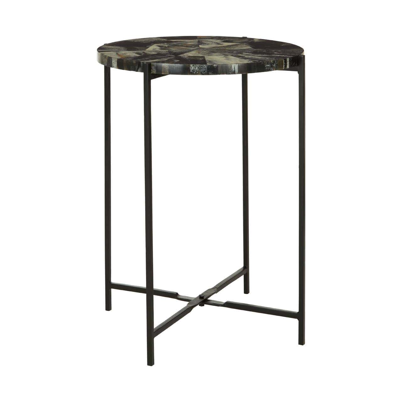 Noosa & Co. Living Marlox Antique Green / Black Table House of Isabella UK