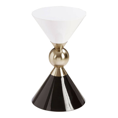 Noosa & Co. Living Martini Gold & Black Side Table House of Isabella UK