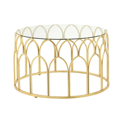 Noosa & Co. Living Merlin Gold Leaf Coffee Table House of Isabella UK