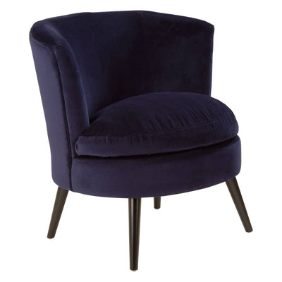 Noosa & Co. Living Midnight Blue Round Armchair House of Isabella UK
