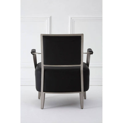 Noosa & Co. Living Moda Black Leather Chair House of Isabella UK