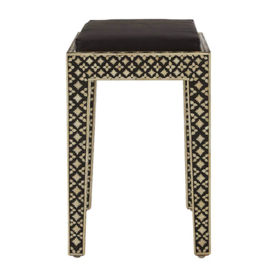 Noosa & Co. Living Mother Of Pearl Boho Stool House of Isabella UK