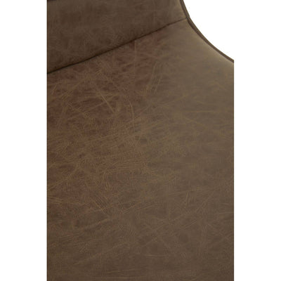 Noosa & Co. Living New Foundry Brown Leather Effect Chair House of Isabella UK