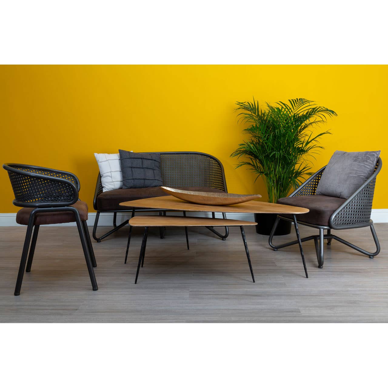 Noosa & Co. Living New Foundry Chair With Curved Legs House of Isabella UK